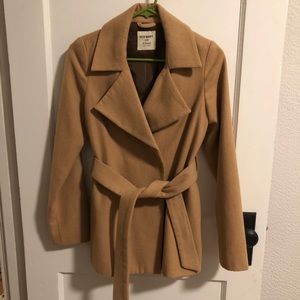 Old Navy tan pea coat